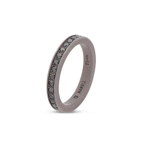 Ringe Mano-J. Herr in Titan Diamante Black 1.26 Ct SOLANBFAPAVE1F2PT_20 - SOLANBFAPAVE1F2PT_20